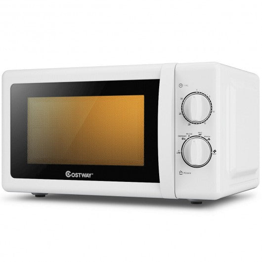 0.7 Cu. ft Retro Countertop Compact Microwave Oven