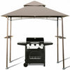 8' x 5' Outdoor Barbecue Grill Gazebo Canopy Tent BBQ Shelter