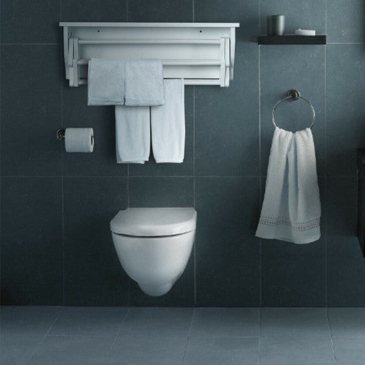 Wall-Mounted Folding Clothes Towel Drying Rack
