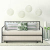 Twin Size Daybed and Trundle Frame Set Trundle Bed