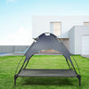 Portable Elevated Outdoor Pet Bed with Removable Canopy Shade-42