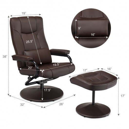 Recliner Chair Swivel Armchair Lounge