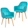 Set of 2 Mid Back Accent Leisure Armchairs