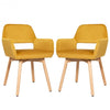 Set of 2 Modern Accent Armchairs