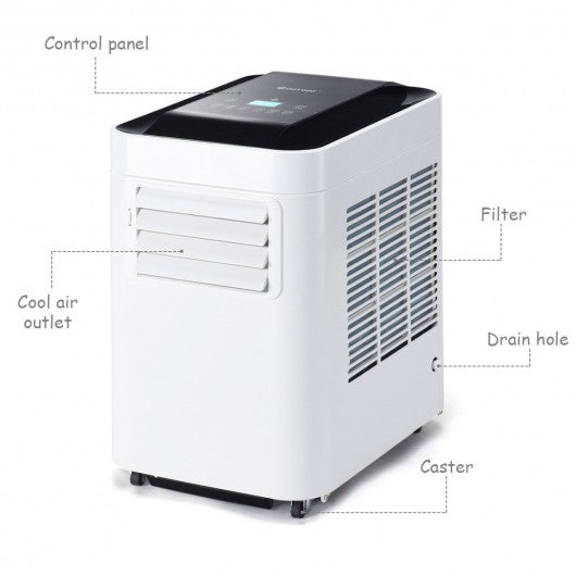 Portable Air Conditioner 10000BTU AC Unit & Dehumidifier w/ Remote Control