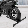 Adjustable Motorcycle Wheel Chock Stand 1800 lb Capacity Upright Fit