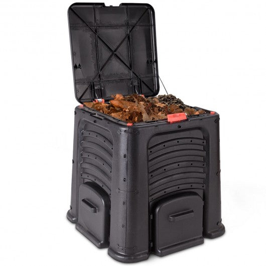 105 Gallon Garden Waste Bin Grass Food Trash Barrel Fertilizer