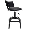 Adjustable Swivel Vintage PU Leather Bar Stool