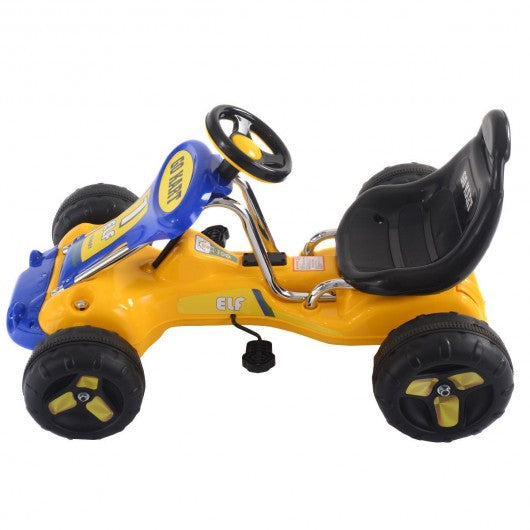 Go Kart Kids Ride On Car Pedal Powered Car 4 Wheel Racer Toy Stealth Outdoor