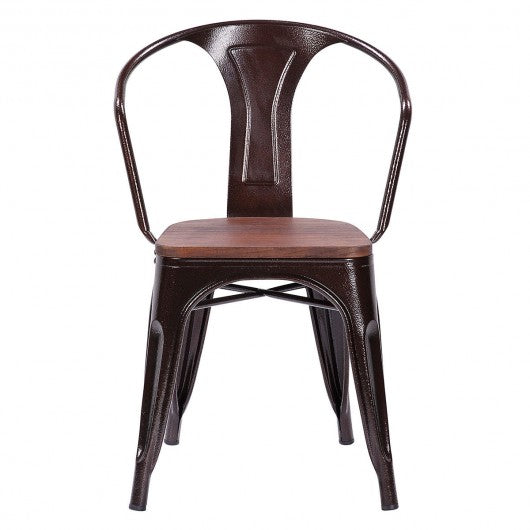 Set of 2 Tolix Style Armchair