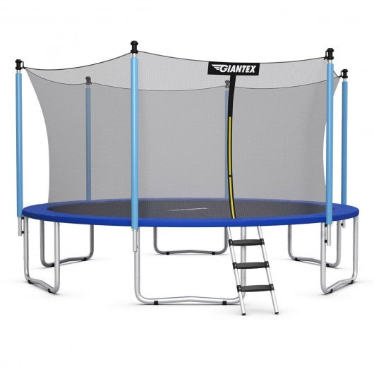 12 FT Trampoline Combo Bounce with Spring Pad Ladder