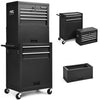 6-Drawer Tool Chest w/ Heightening Cabinet-Black