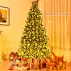 7.5 Ft Pre-lit PVC Christmas Fir Tree with 700 LED Light