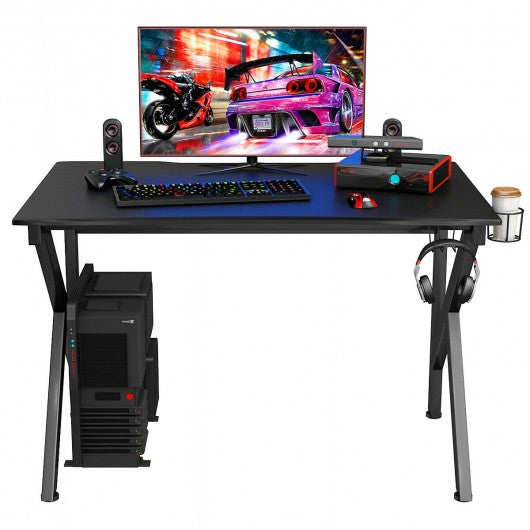 K-Shaped E-Sports Gaming Desk Gamers Computer Table
