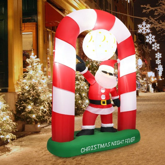 7.5 ft Inflatable Christmas Lighted Santa Claus