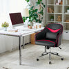 Office Chair Adjustable Height with Massage Lumbar Support-Red