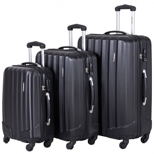 3 pcs Luggage Travel Set Bag with Lock