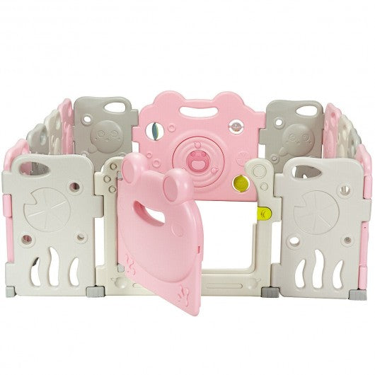 Baby Playpen Activity Center Safety Play Yard Cute Frog