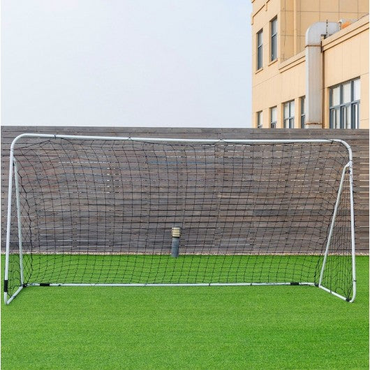 Outdoor Sports Weatherproof Steel Football Goal Net-6' x 4'
