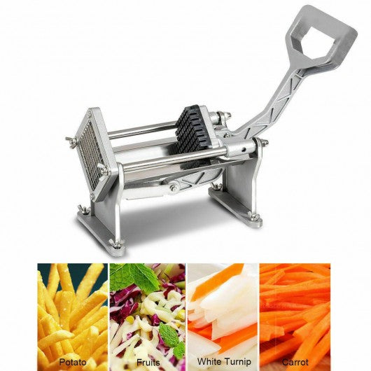 Potato French Fry Fruit Vegetable Slicer with 4 Blades