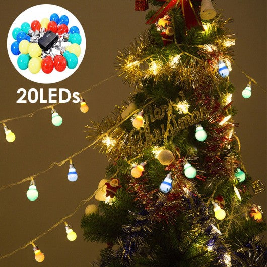 Christmas LED String Ball Lights Xmas Wedding Party Garden Decor Lamp Colorful