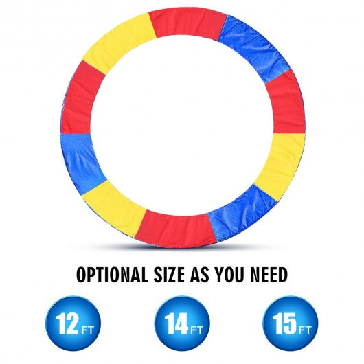 Colorful Safety Round Spring Pad Replacement Cover for 12' Trampoline