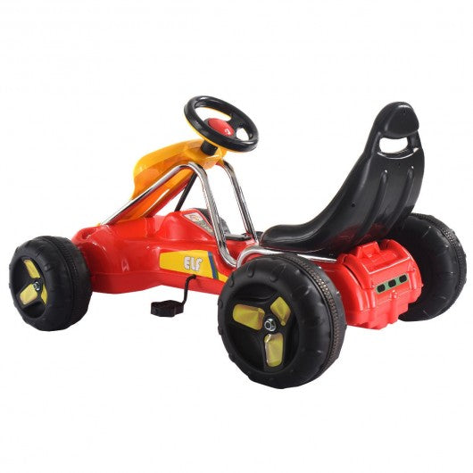 Go Kart Kids Ride On Car Pedal Powered Car 4 Wheel Racer Toy Stealth Outdoor
