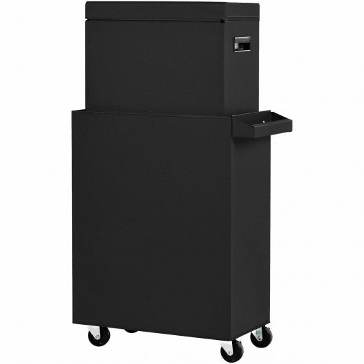 2 in 1 Tool Chest & Cabinet with 5 Sliding Drawers