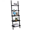 5-Tier Leaning Wall Display Bookcase