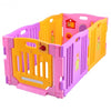 Pink 6 Panel Baby Playpen Kids Safety Play Center Yard