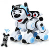 Wireless Programmable Interactive Remote Control Robotic Dog-Blue