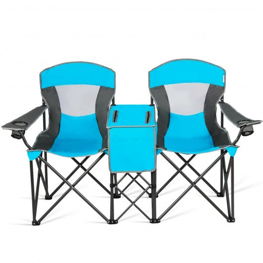 Portable Folding Camping Canopy Chairs w/ Cup Holder