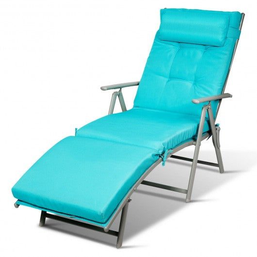 Outdoor Lightweight Folding Chaise Lounge Chair