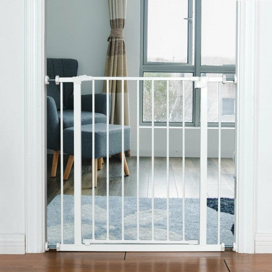 Child Pets Safety Gate Door Metal Easy Locking System