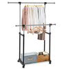 Height Adjustable Extendable Double Rail Clothes Rack