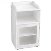 Bathroom Adjustable Floor Storage Cabinet Shelf with Door