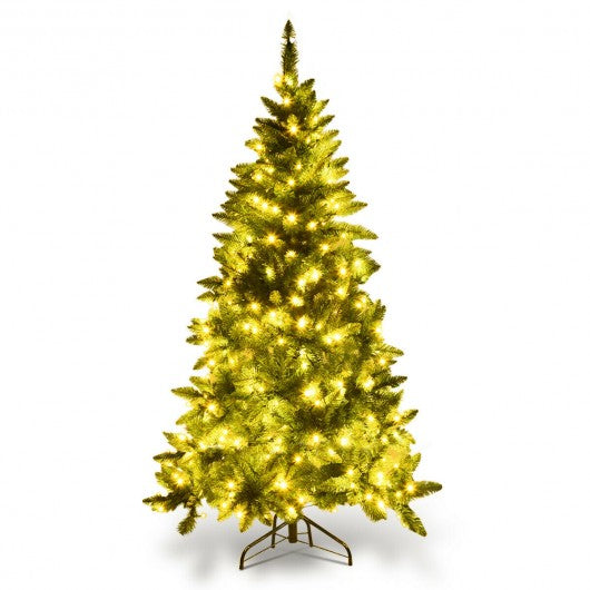 5' / 6' Prelit Artificial Half Christmas Tree with 8 Flash Modes-5'
