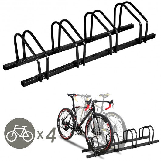 4 Bike Parking Garage Rack Storage Stand