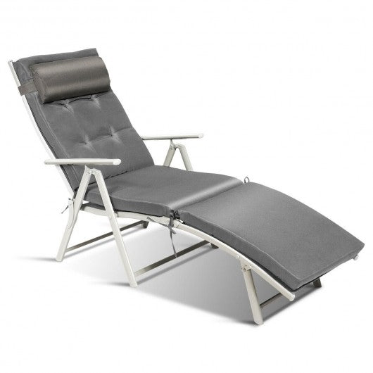 Outdoor Lightweight Folding Chaise Lounge Chair