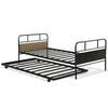 Twin Daybed and Trundle Frame Set Trundle Day Bed