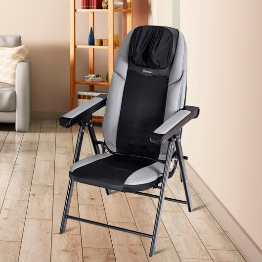 Adjustable Folding Shiatsu Massage Chair with USB Port
