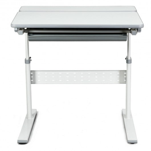 Adjustable Children's Writing Study Table with Drawer