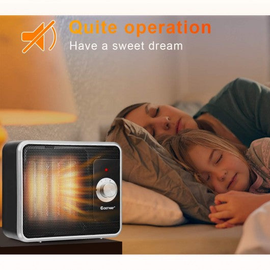 1200 W Portable Electric PTC Personal Desk Heater