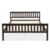 Wood Bed Frame Support Platform with Headboard and Footboard