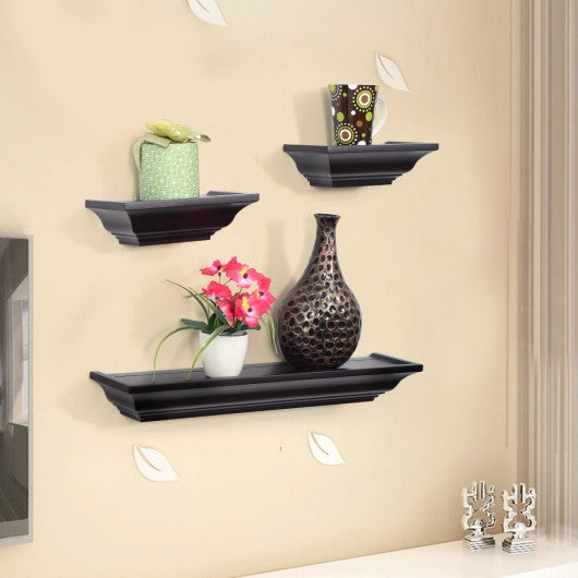 A Set of 3 Fireplace Mantel Shelf