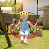 Net Hanging Swing Chair with Adjustable Hanging Ropes