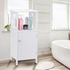 Bathroom Single Door Storage Floor Towels Cabinet