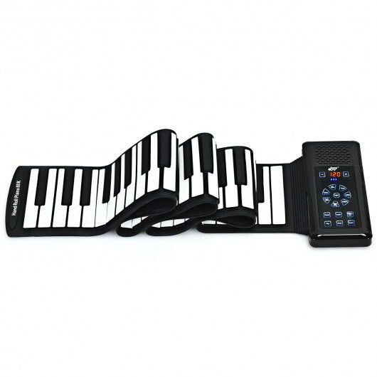 88 Key Electronic Roll Up Piano Silicone Keyboard