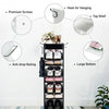 Rotated Shoe Rack 9 Tier Wooden Shoe Organizer