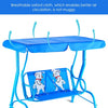 Outdoor Kids Patio Swing Bench with Canopy 2 Seats